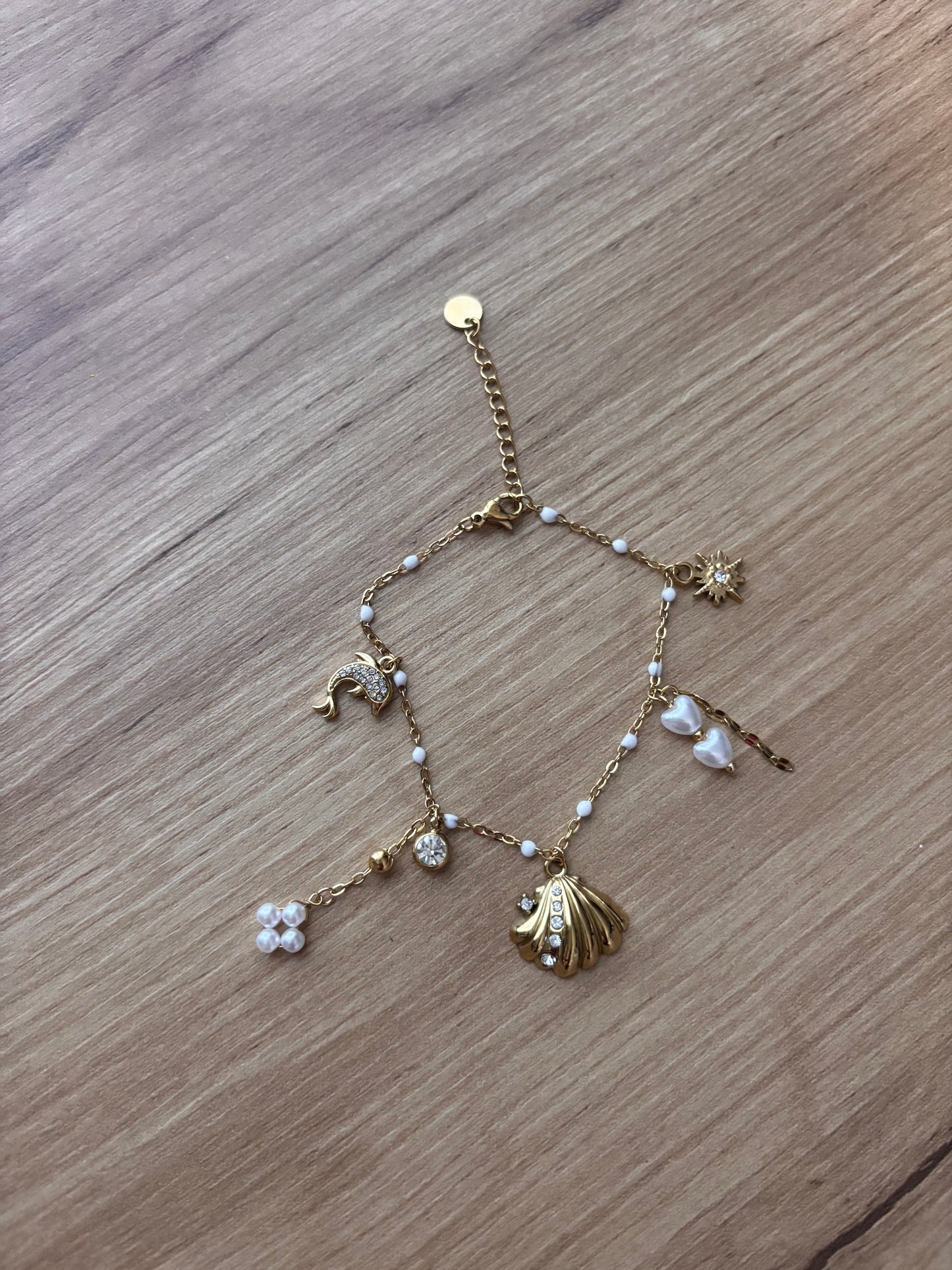 Bracelet Coquillage Strass