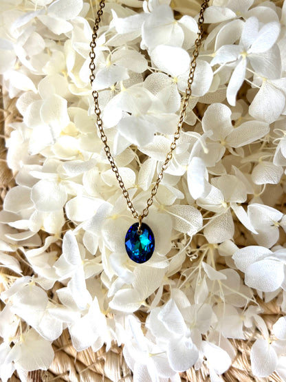 Collier Aurore bleu