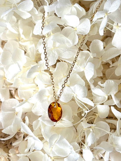 Collier Aurore orange