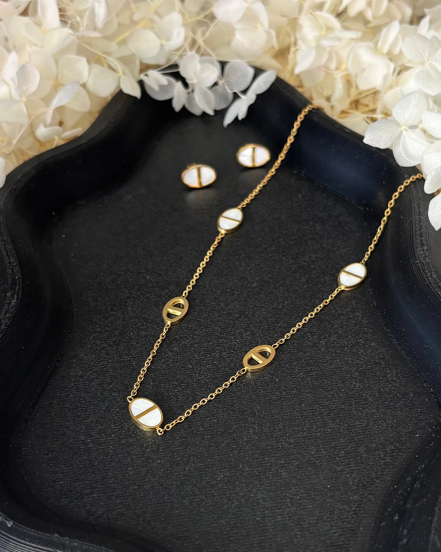 Parure Maille Marine Nacré