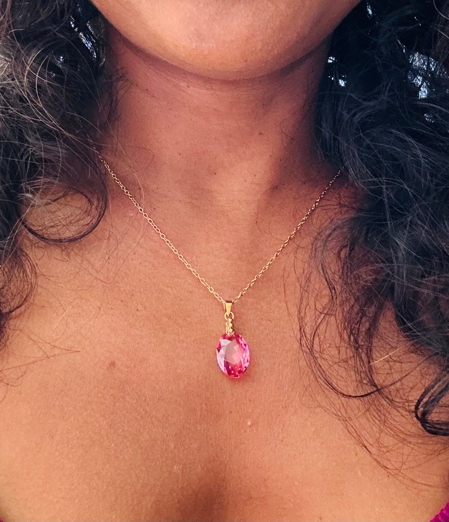 Collier Diana rose
