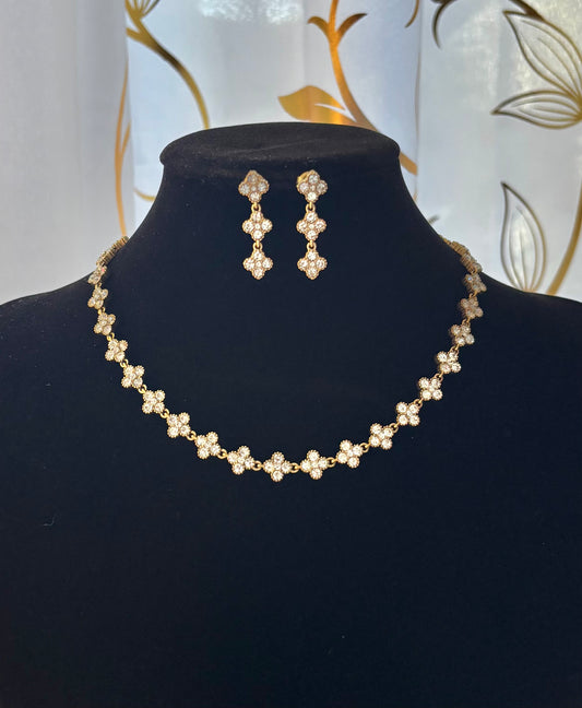 Parure Trèfle Doré