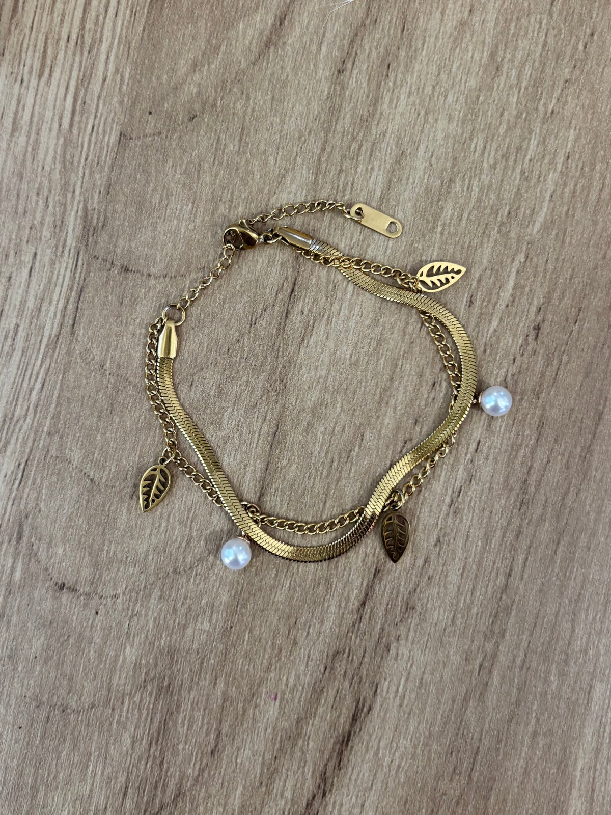 Bracelet Feuille