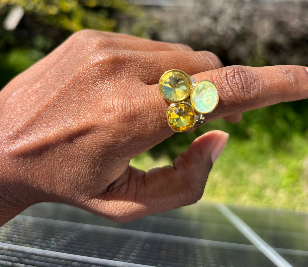 Bague Pierre Jaune