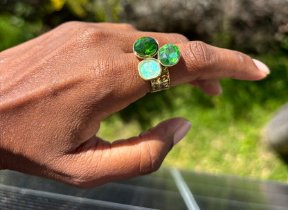 Bague Pierre Verte