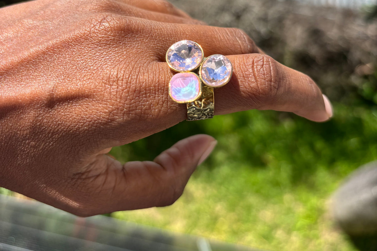 Bague Pierre Rose