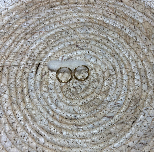 Les créoles doré 20 mm