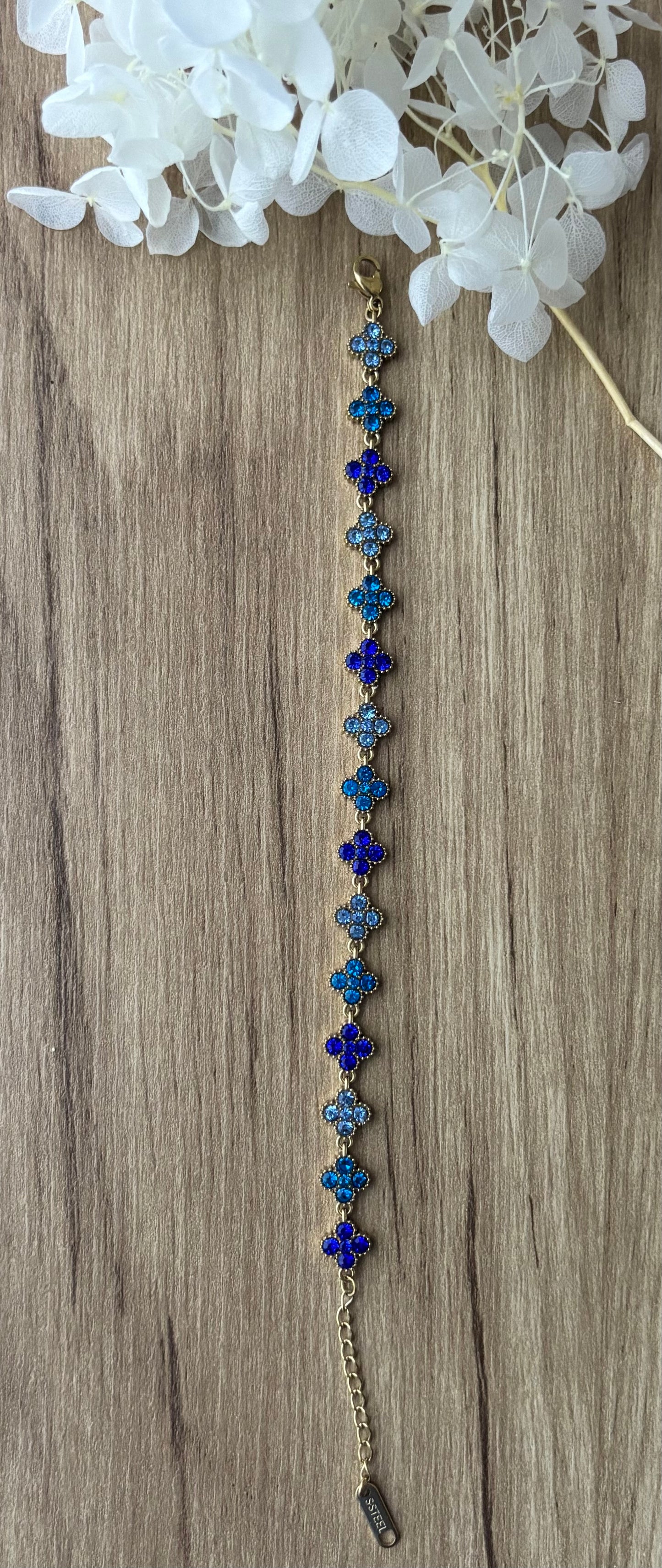 Bracelet Trèfle Bleu